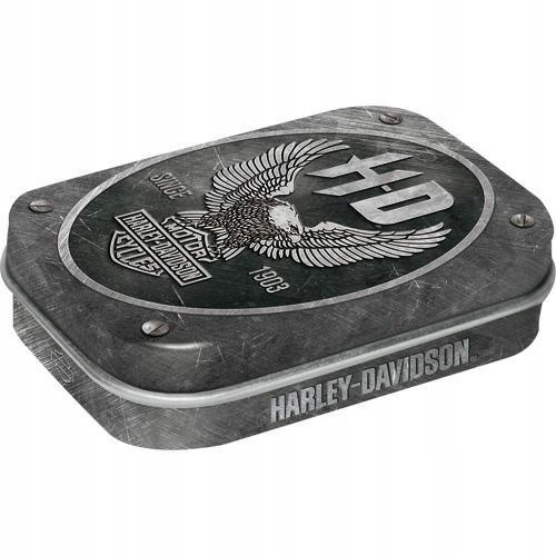 Nostalgic Art Mint Box Harley Davidson Metal Eag